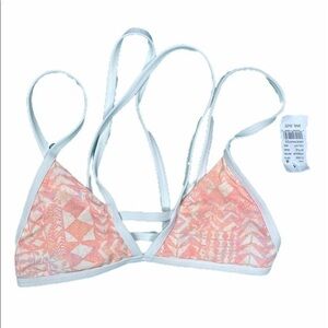 LA Hearts Strappy Triangle Bikini Top